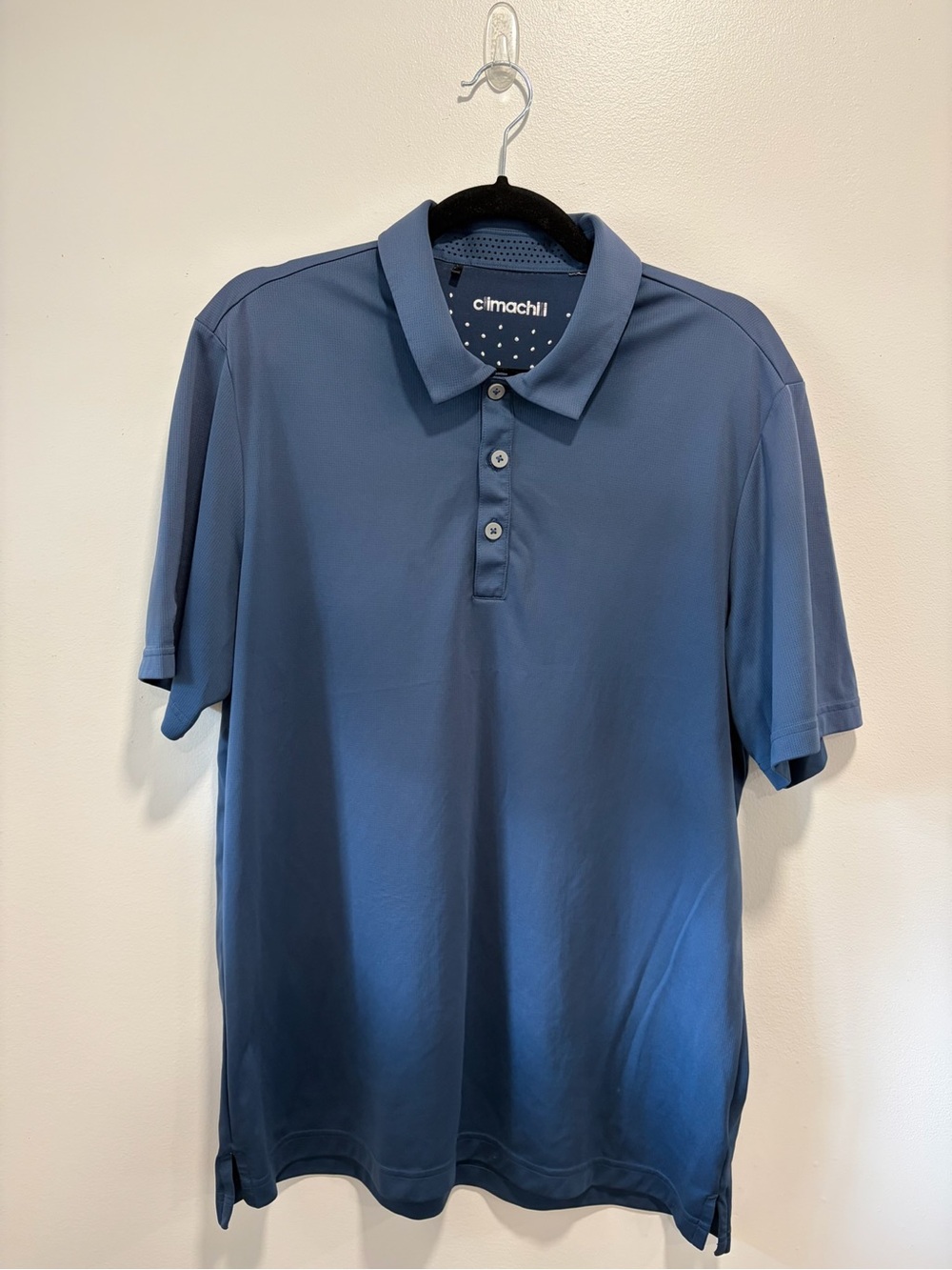 adidas Men's Slate Blue Climacool Polo
#0125